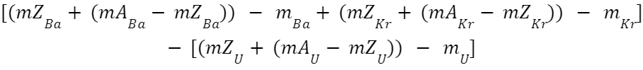 binding-energy-equation